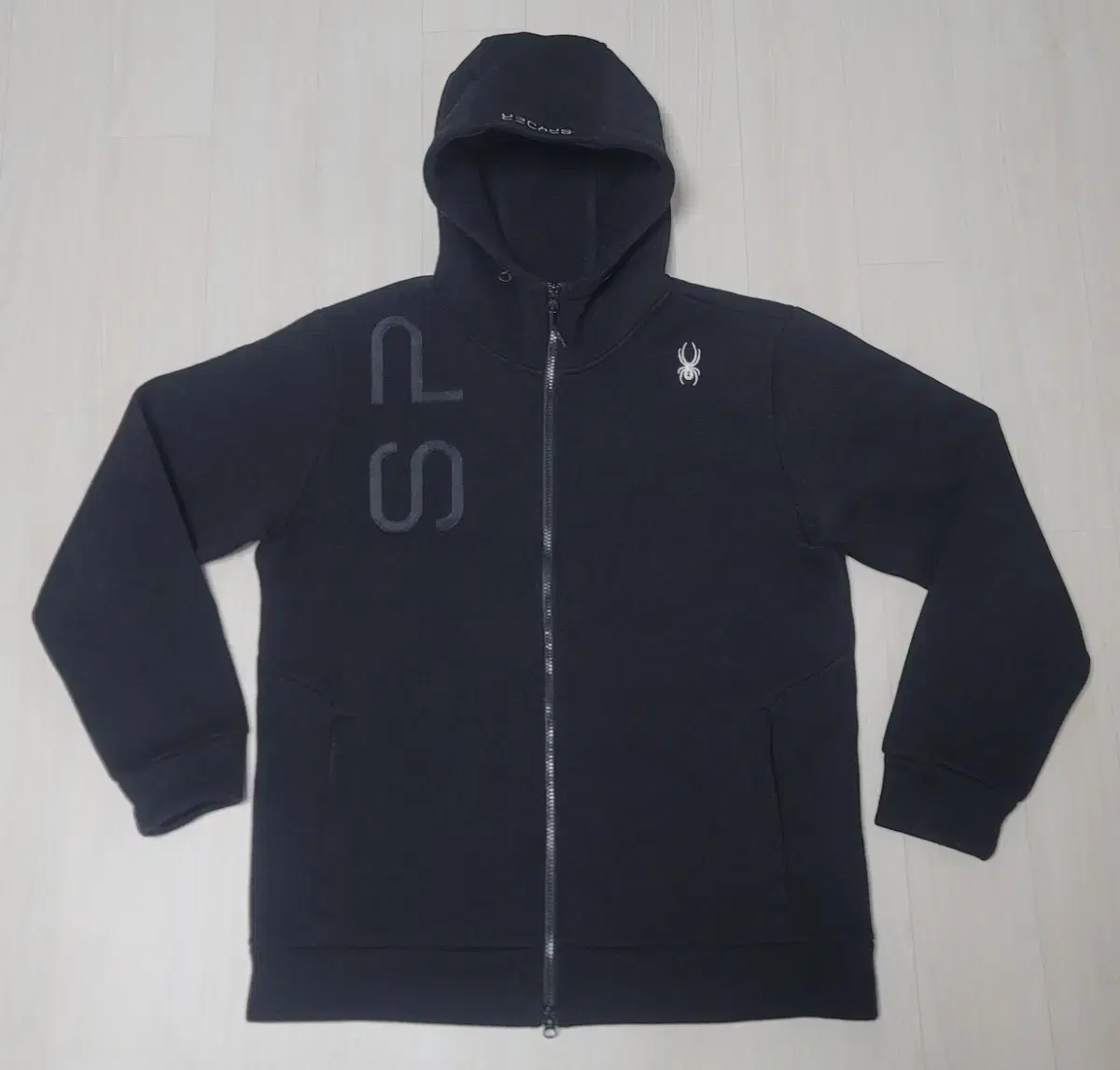 (110)Spider Unisex Letter Zip-up Jacket sells