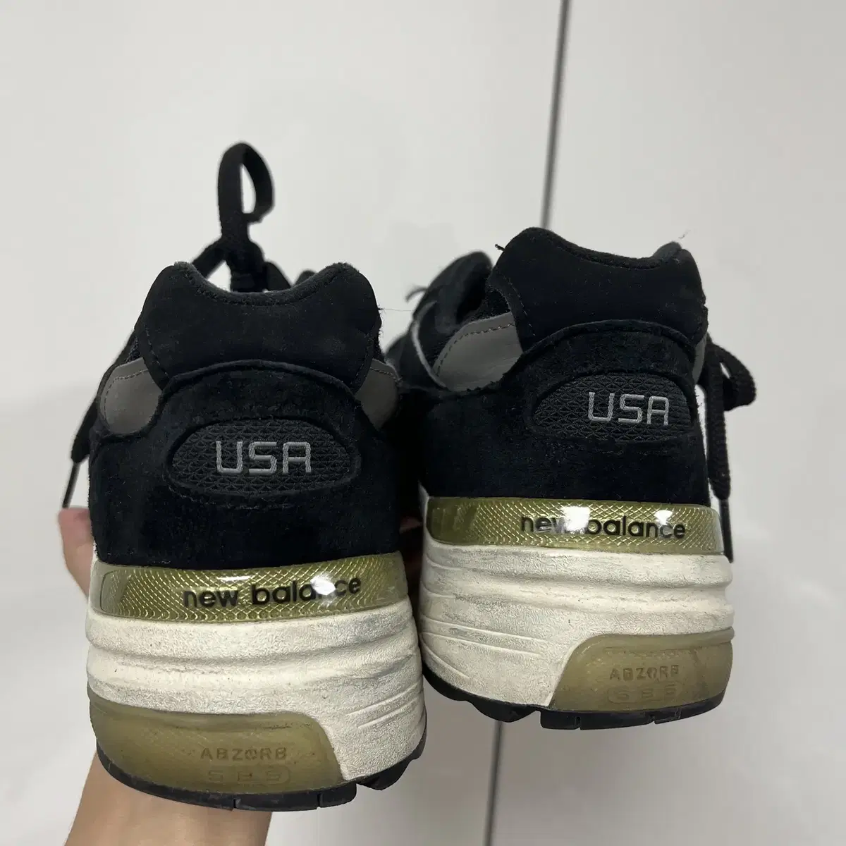 뉴발란스 992 메이드 인 USA 블랙 M992BL 265