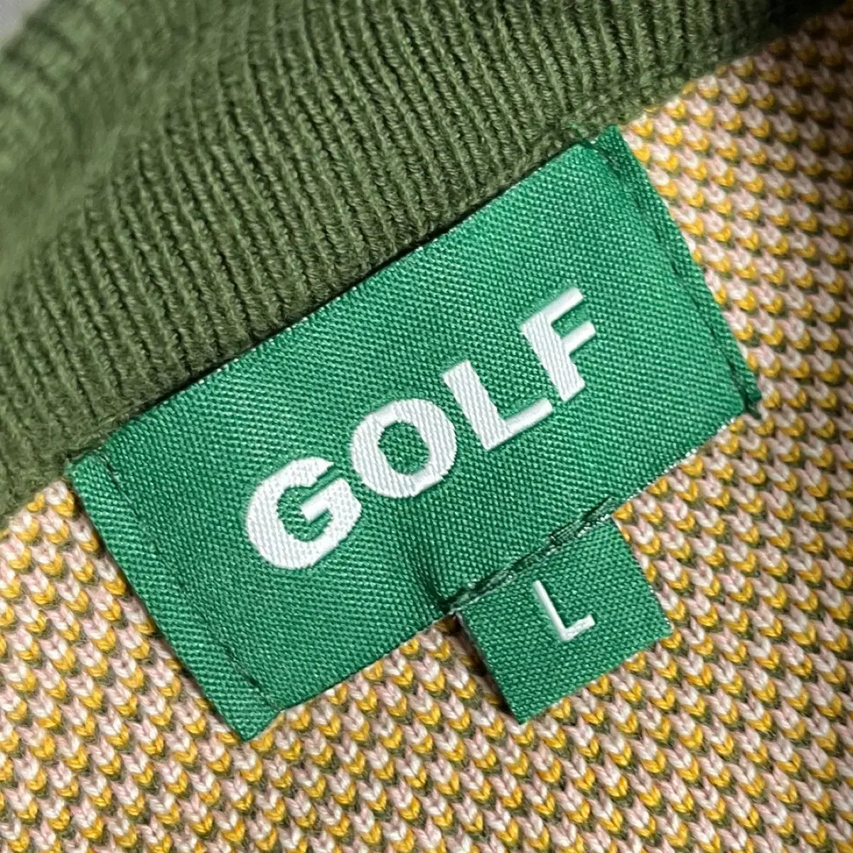 [GOLF WANG] 골프왕 사파리 니트