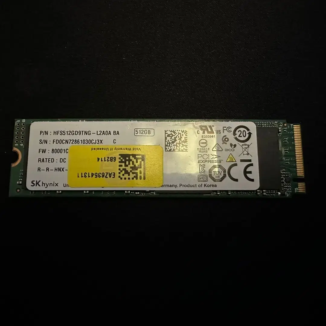 SK하이닉스 PC601 M.2 NVMe (512GB)