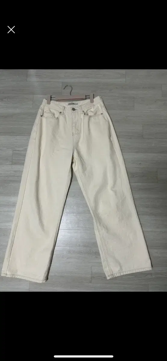 EXC Men's Denim Cream Pants S