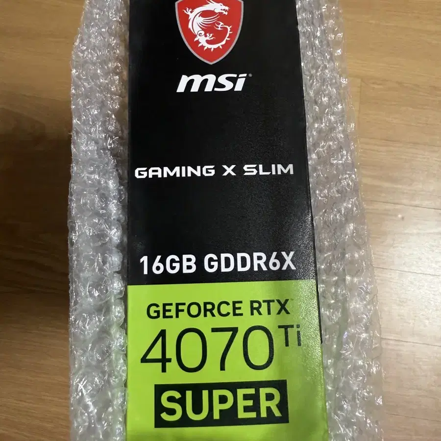 RTX 4070ti super 16GB GAMING X SLIM(미개봉)