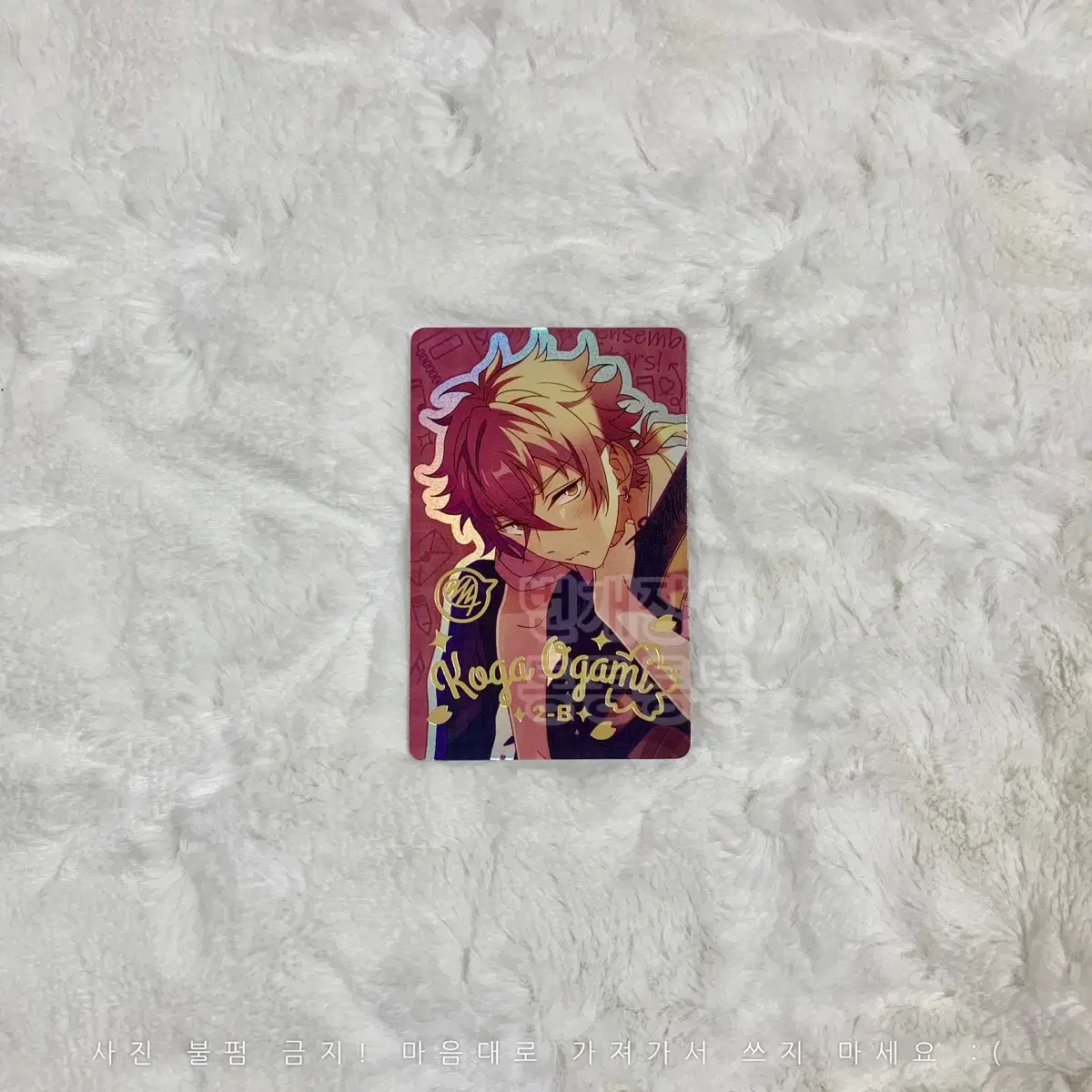 Anstar School Uniform Photocard Oogami Koga Undead Ensemble Stars Yumenosaki Poka