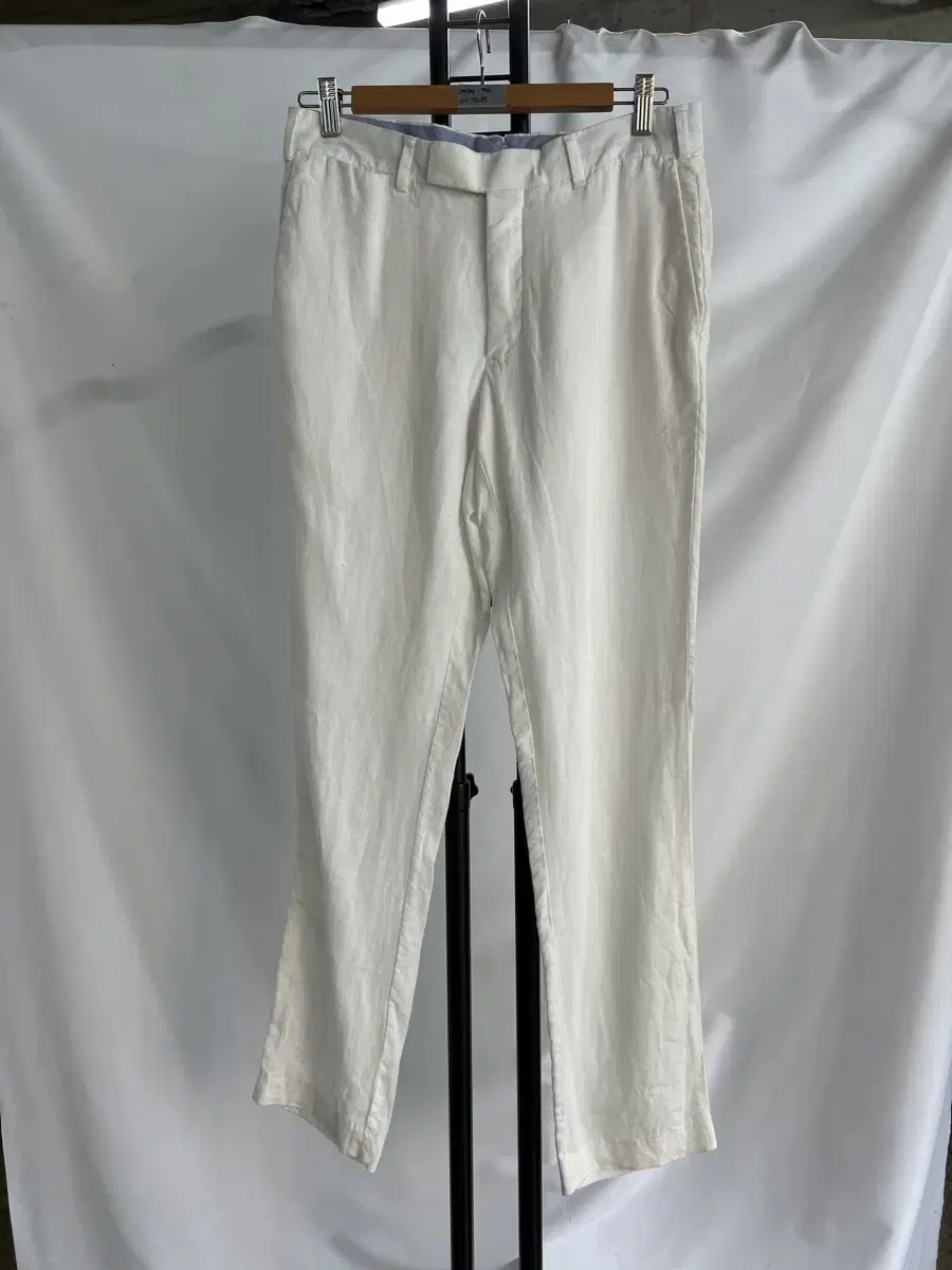 [Genuine/M] Polo Ralph Lauren White linen pants/trousers