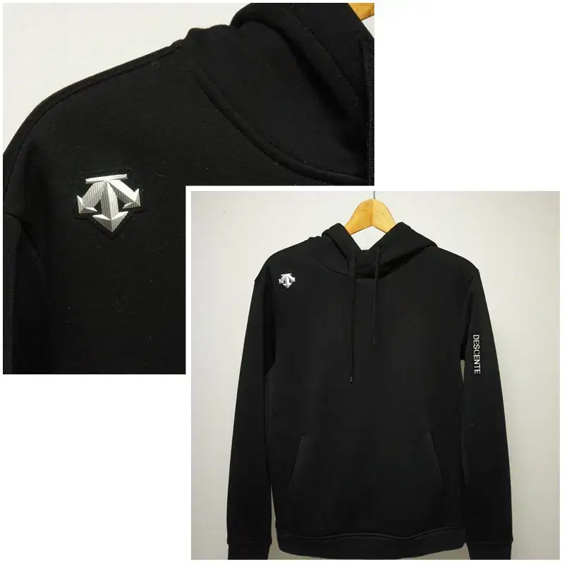 Descent Black Hoodie Men95