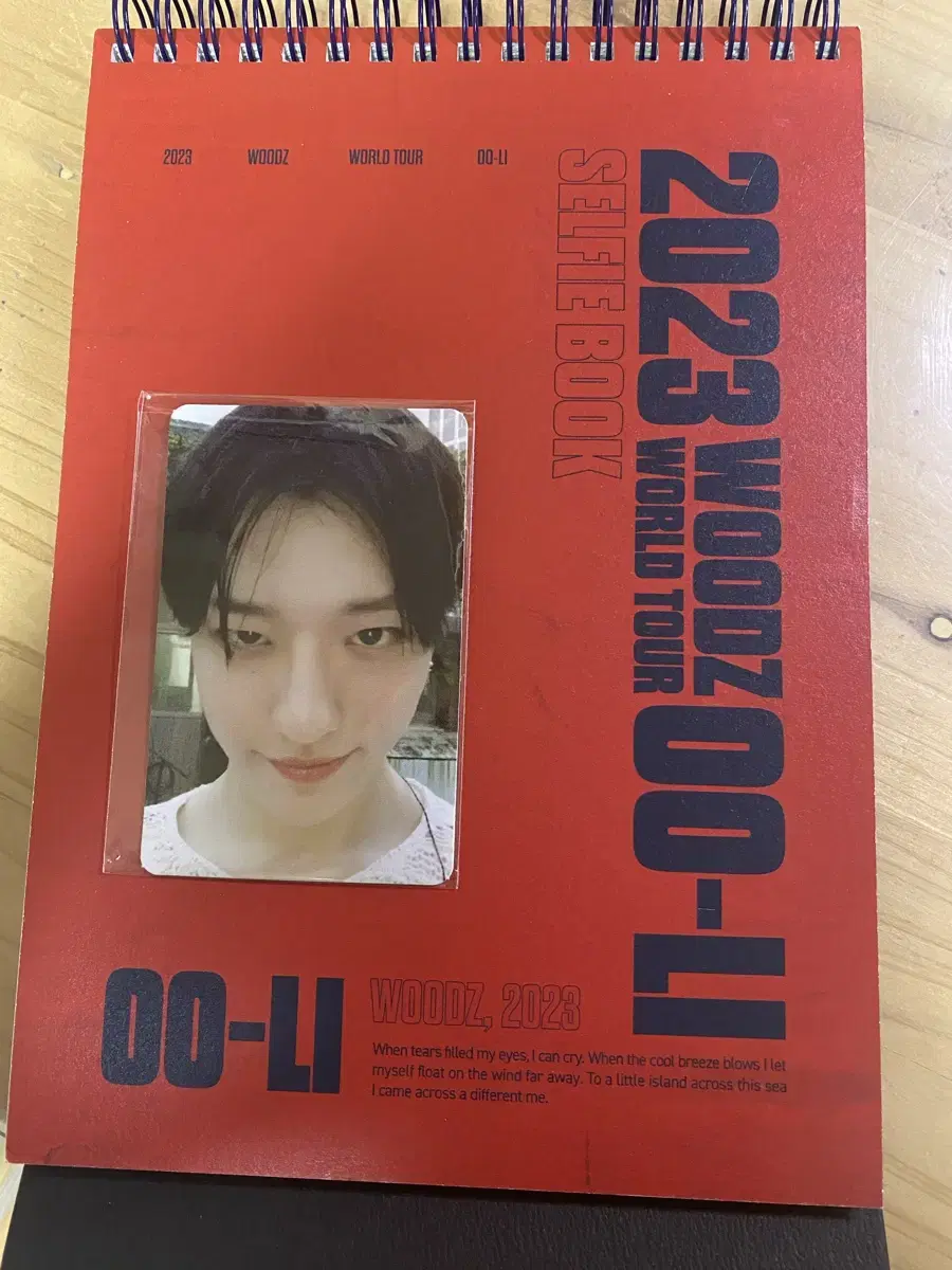 Cho Seungyoun woodz Selca Book 2023 Concert Goods MD unsealed WOODZ with Photocard