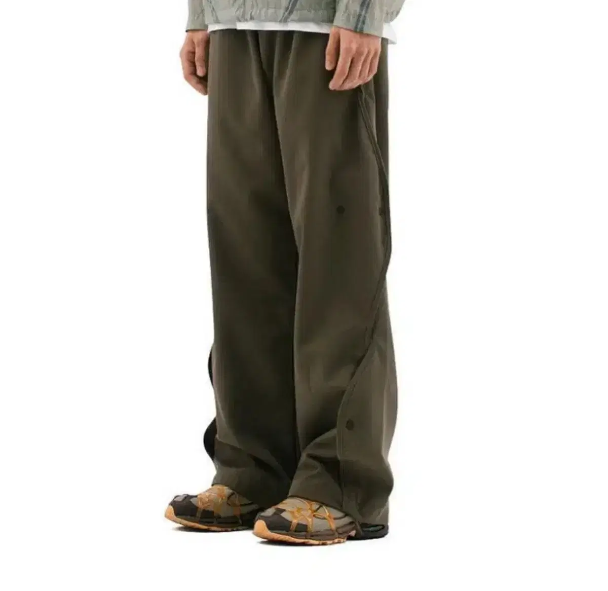 san san gear 22 f/w wave pants sell(size 2) mud khaki