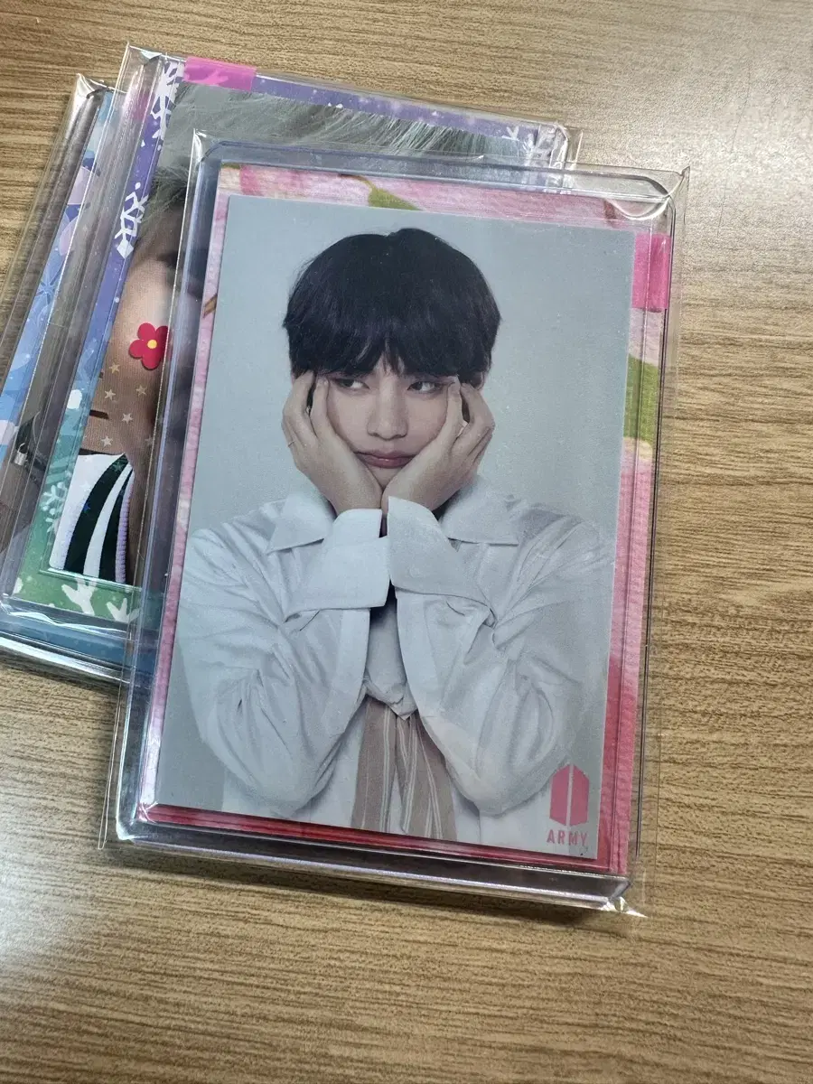 bangtan 럽셀콘 럭키이벤트 아미부스 태형 v photocard