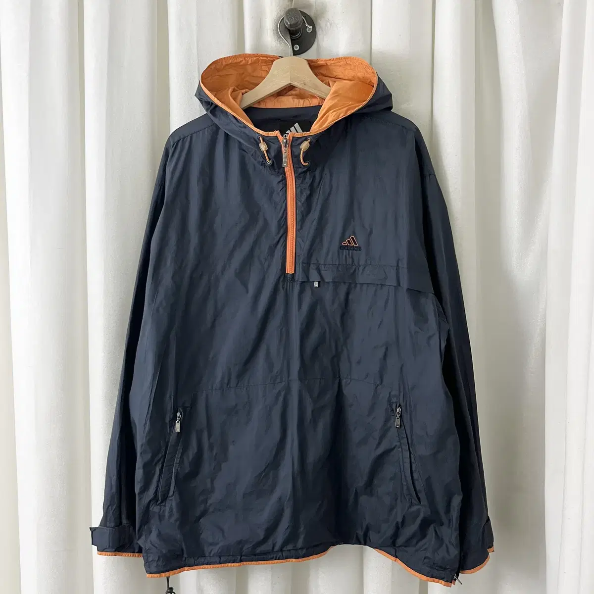 Adidas Navy Orange Wind Anorak