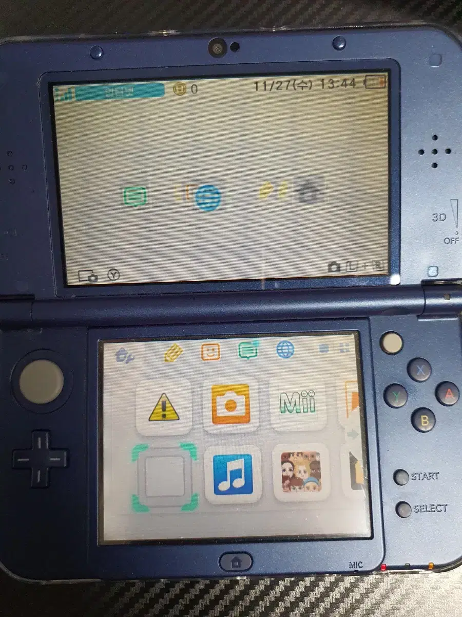 new 닌텐도 3ds xl 블루색상 팔아요