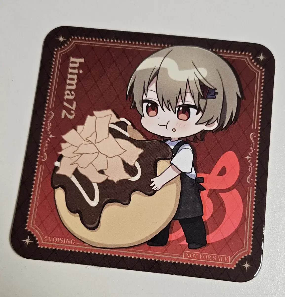 Shikufoni Himanatsu Bakudan-yaki collaboration coaster is for sale!