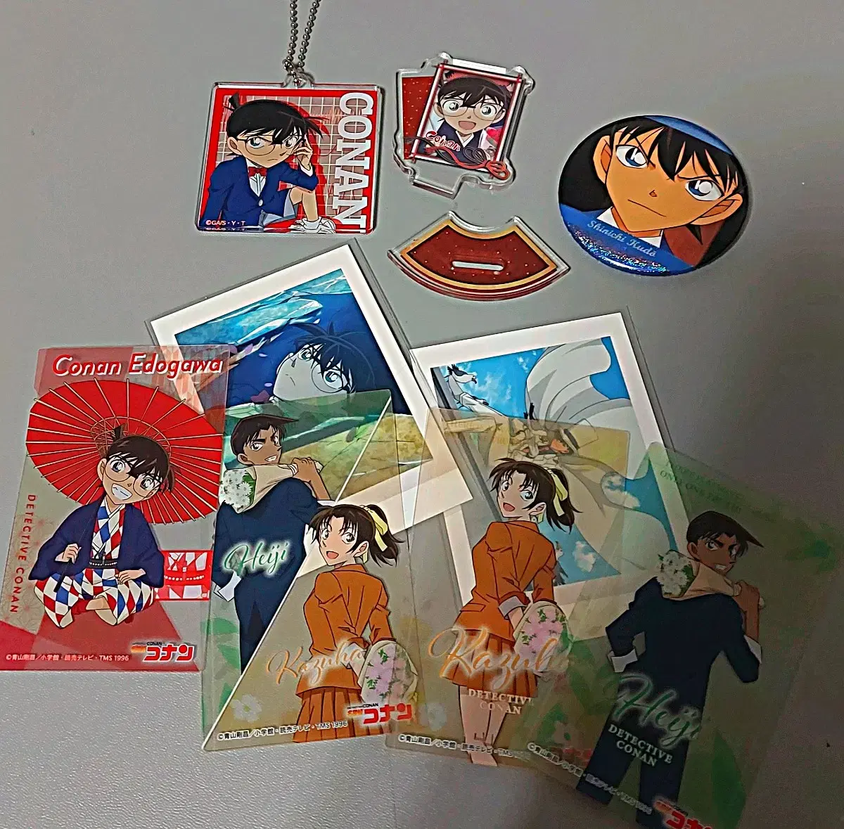 Detective Conan keyring Badge Tributary acrylic etc bulk sell WTS