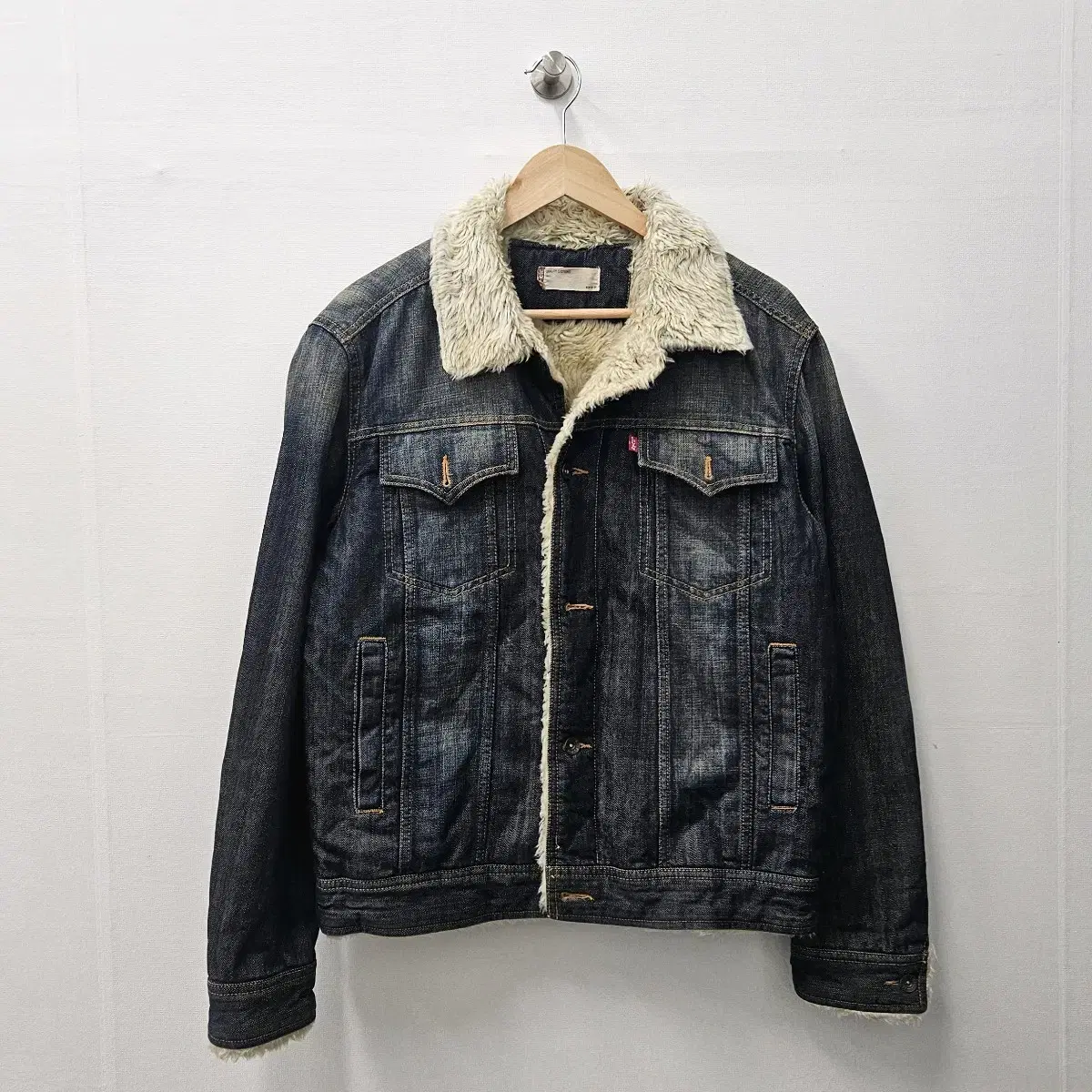 Levi's Denim Furry Jeans JacketM