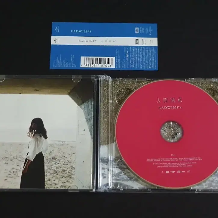 래드윔프스 RADWIMPS 8집 앨범 인간개화 (CD+DVD) 한정반