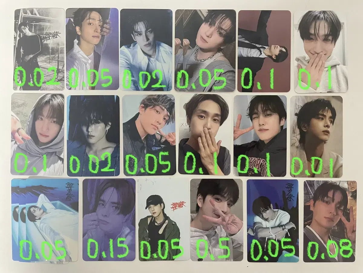 The Boyz photocard sell buncheol younghoon hyunjae juyeon sunwoo q