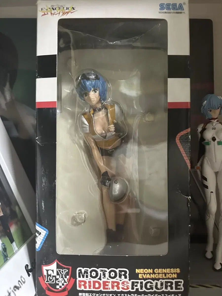 Unsealed Sega EX Figures Evangelion Ayanami lay Motor Riders