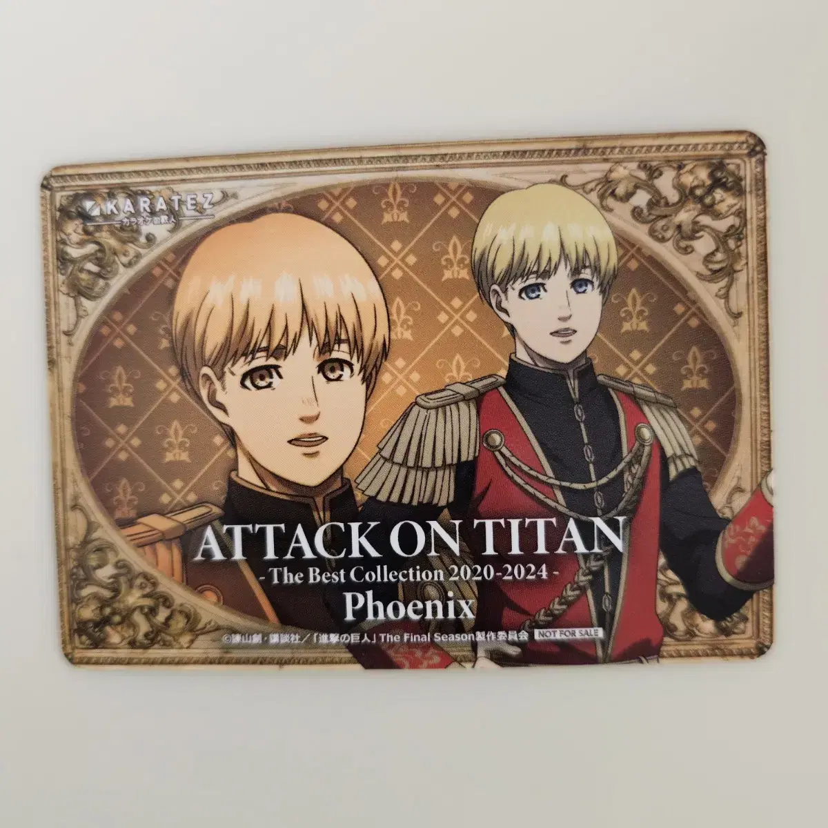 [Ultra Rare/New] Armin the Giant of Jin's Karaoke Iron Man Photo Card