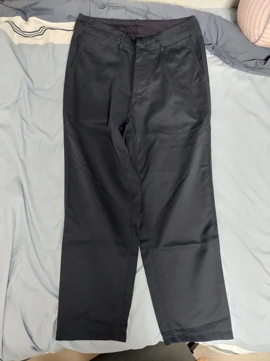 [30]Nanamika Wide Chino Pants Navy