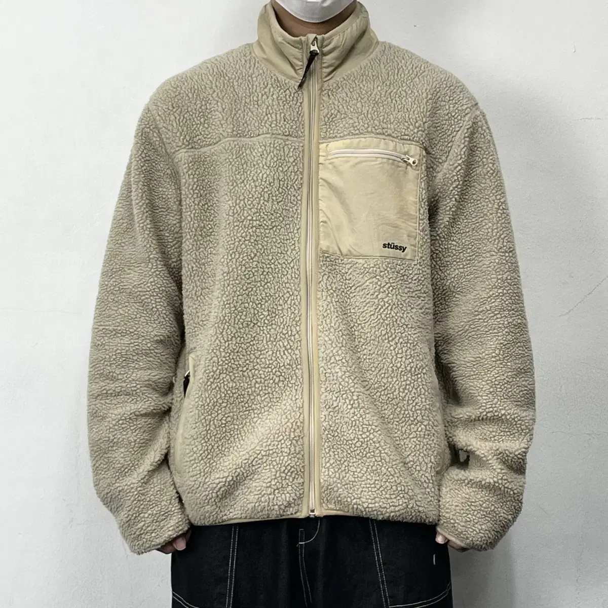 Stush Sherpa Fleece Zip-up Jacket