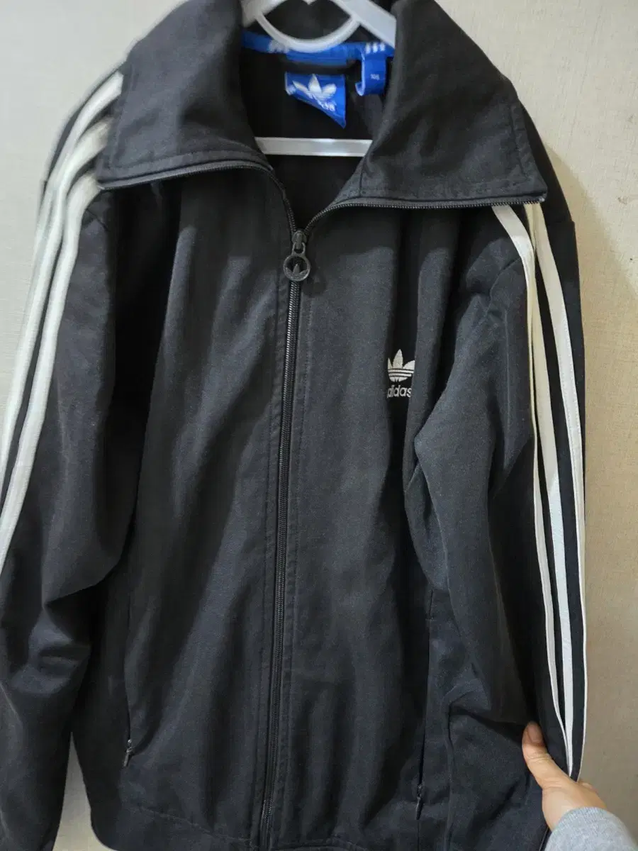 adidas Black Europa 105 Jersey XL Tracktop Jersey Zip Up Training Jacket