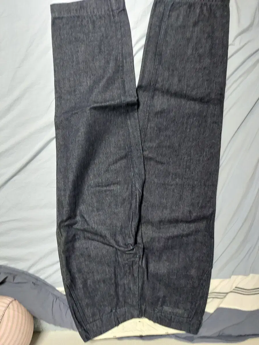 [30]Nanamika Wide Denim Pants Indigo