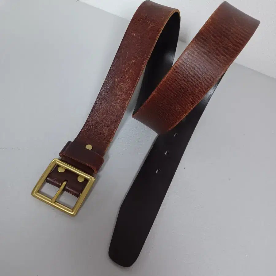 GENUINE LEATHER 통가죽벨트