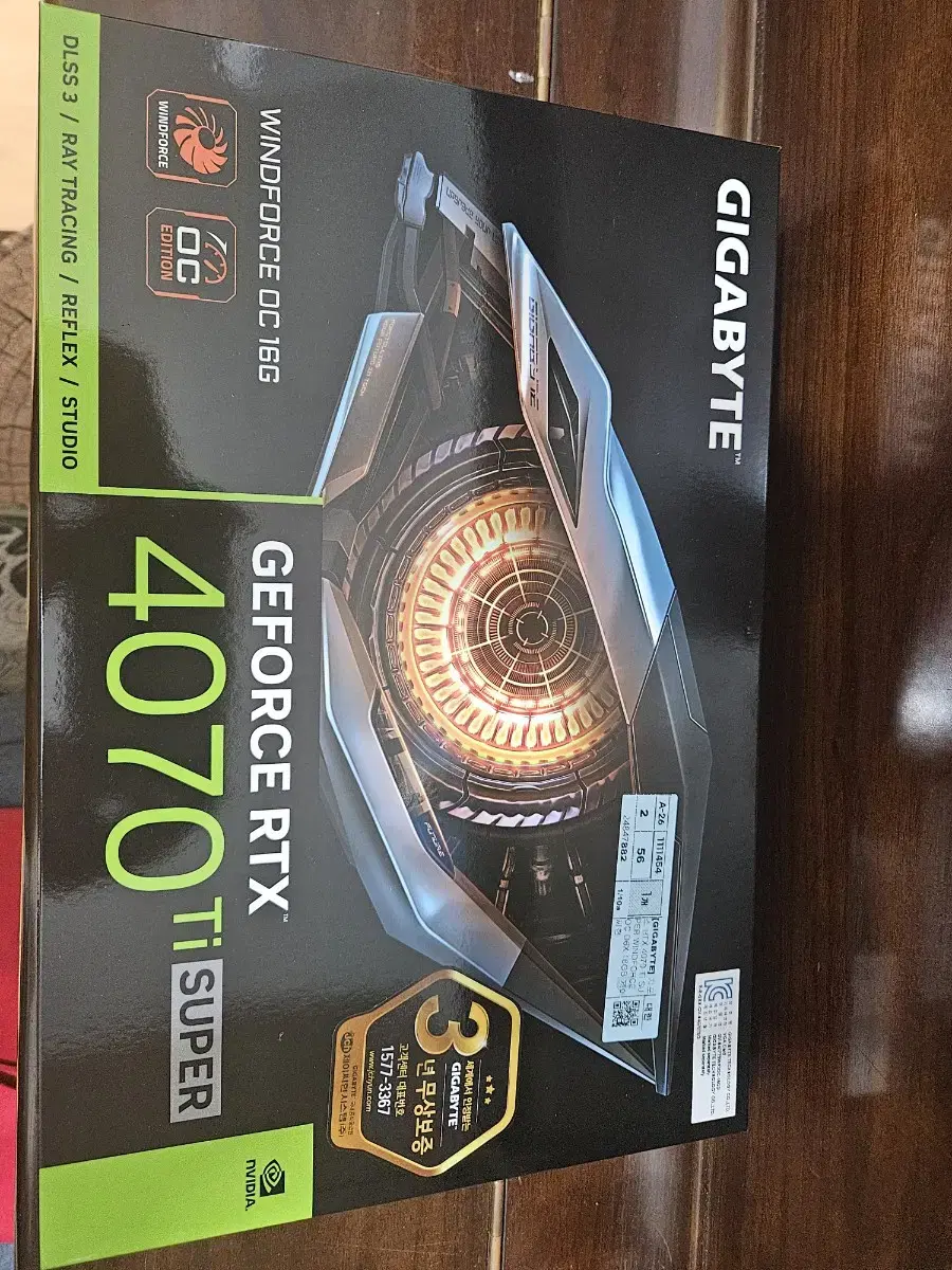 기가바이트 지포스 RTX4070 Ti SUPER(미개봉)