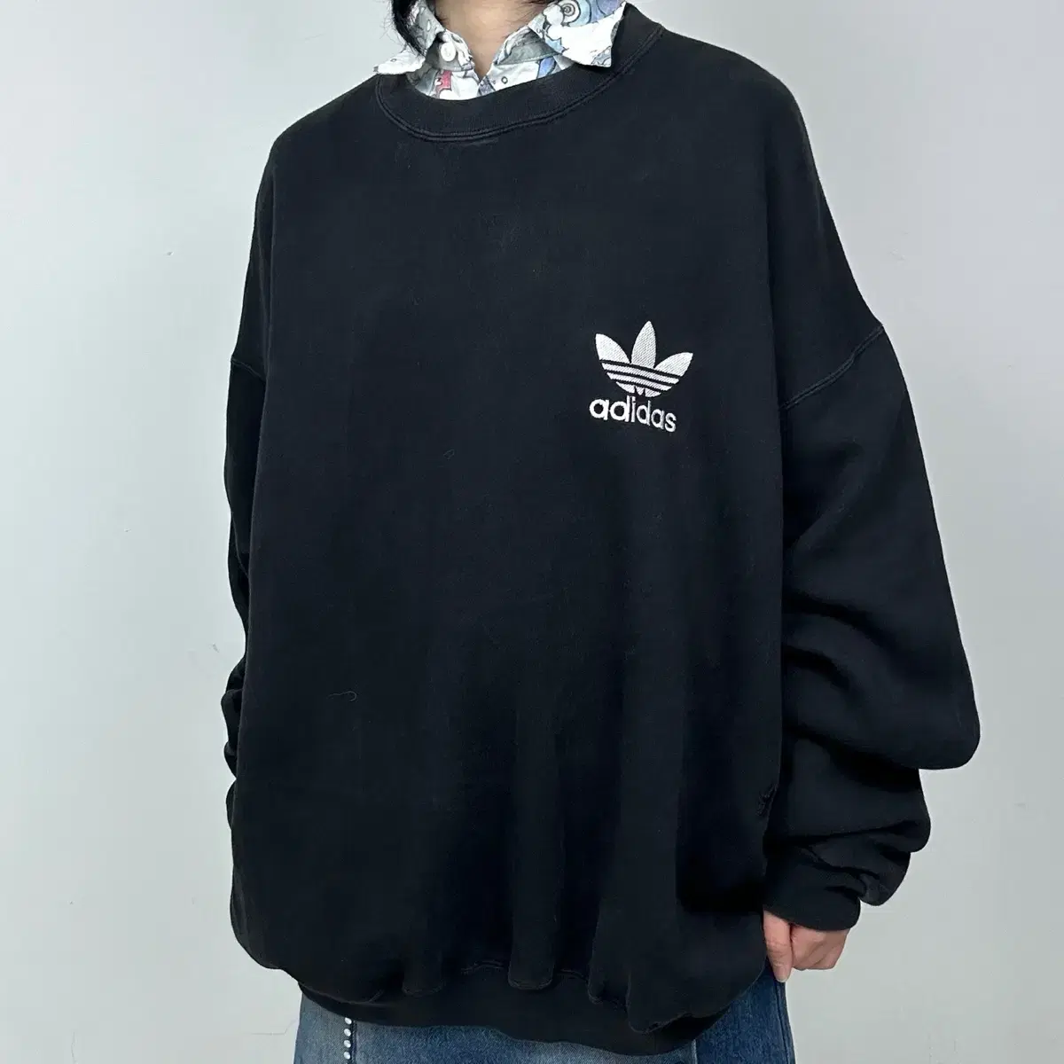 1990s USA Adidas 아디다스 홀가먼트 스웻셔츠