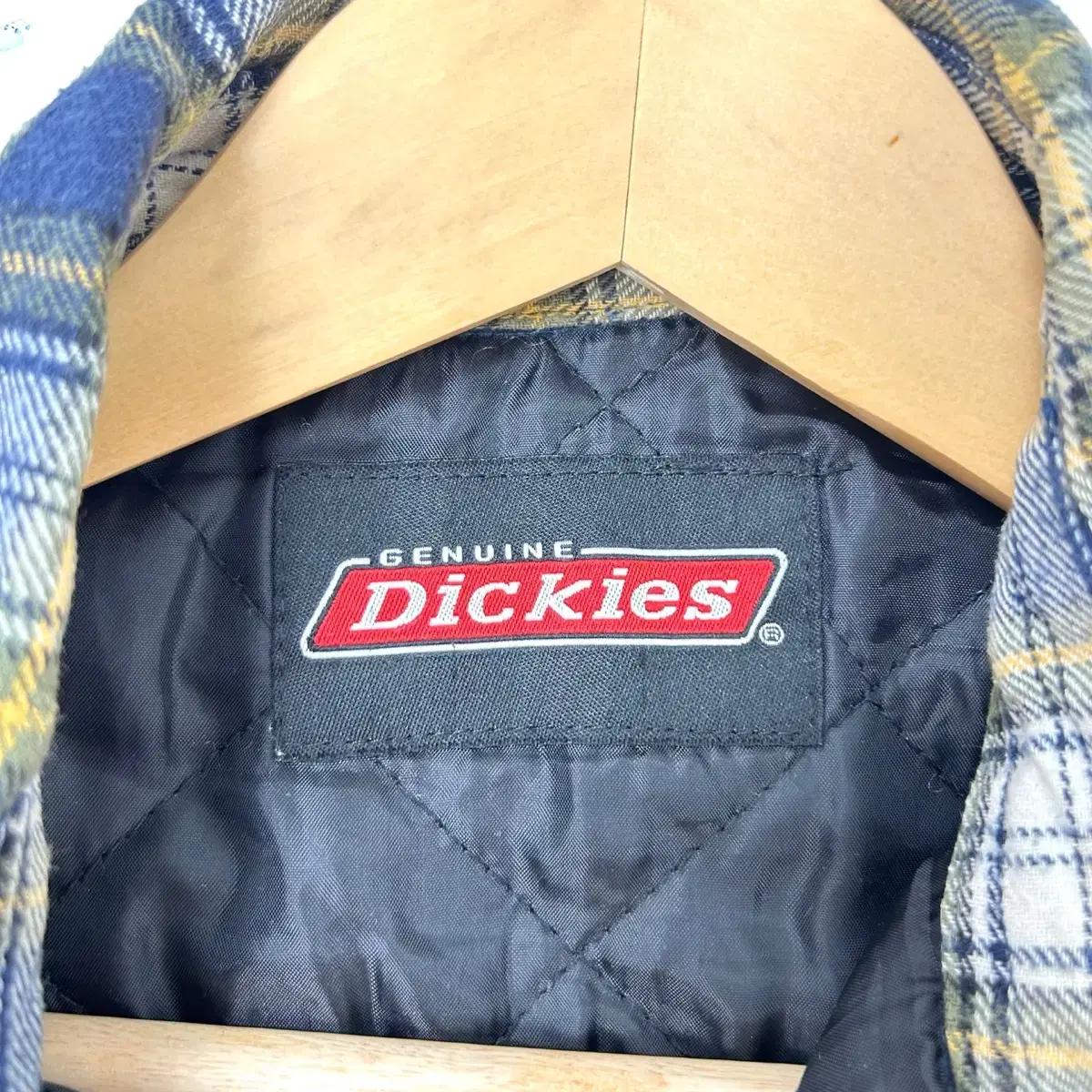 2000s Dickies 디키즈 플란넬 체크 웨스턴 누빔 자켓