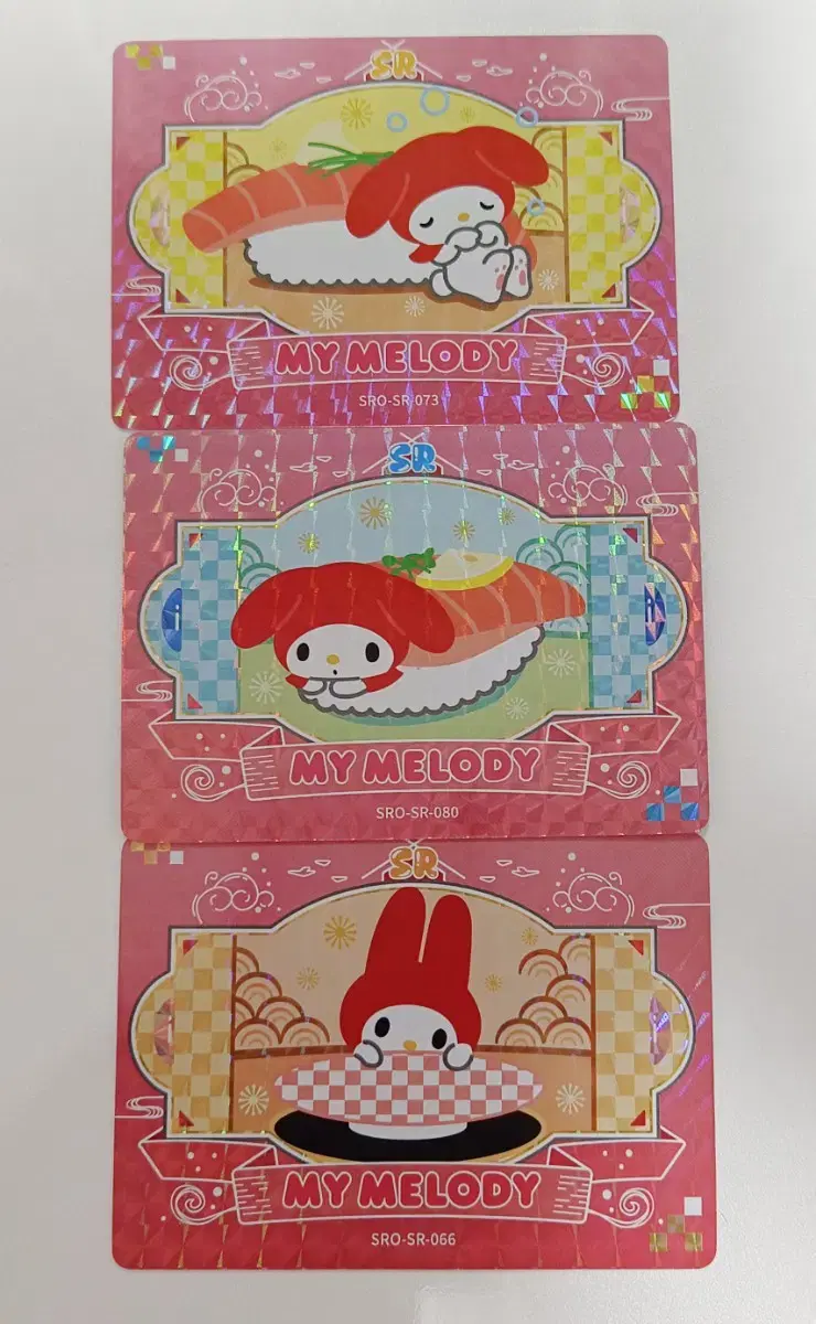 Sanrio Photocard Character Collectors' kard My Melody SR Kard Set 3