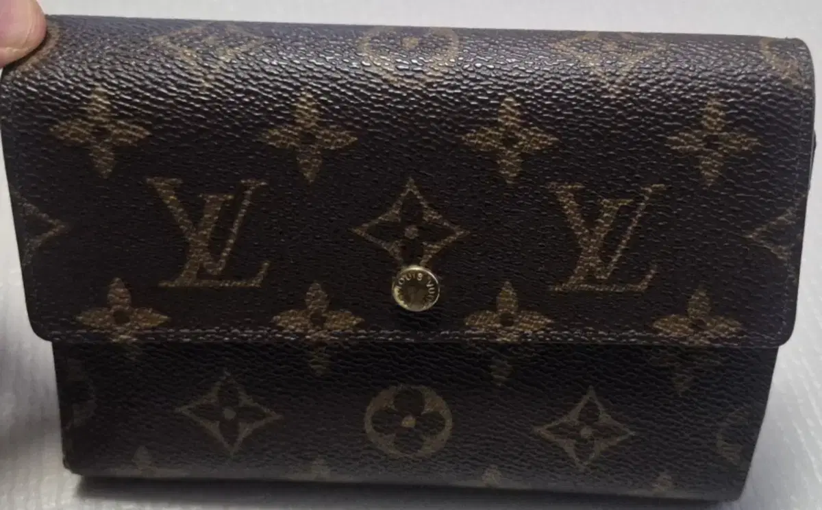 루이비통  정품 Louis Vuitton 포르테 모네 시트 캔버스 지갑