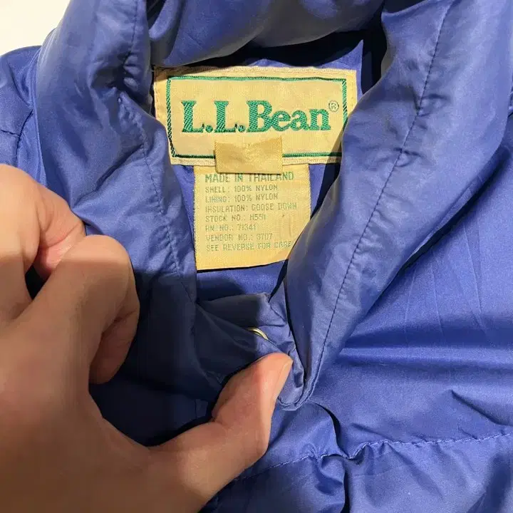 80s LLBean 엘엘빈 구스 다운 베스트