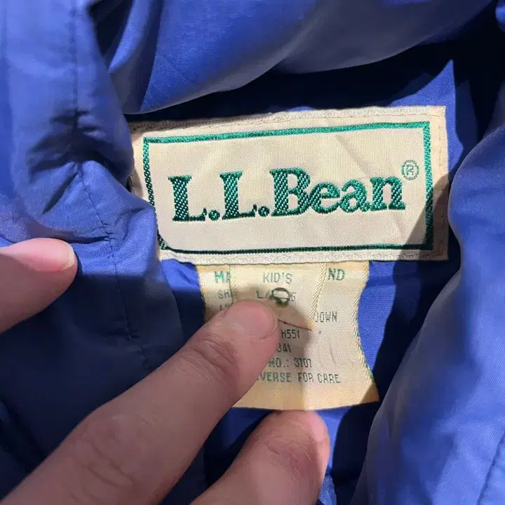 80s LLBean 엘엘빈 구스 다운 베스트