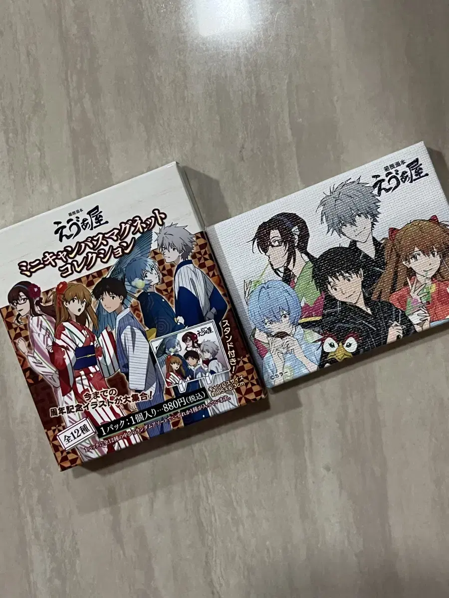 Evangelion Hakone Limited Mini-Canvas Magnet Collection