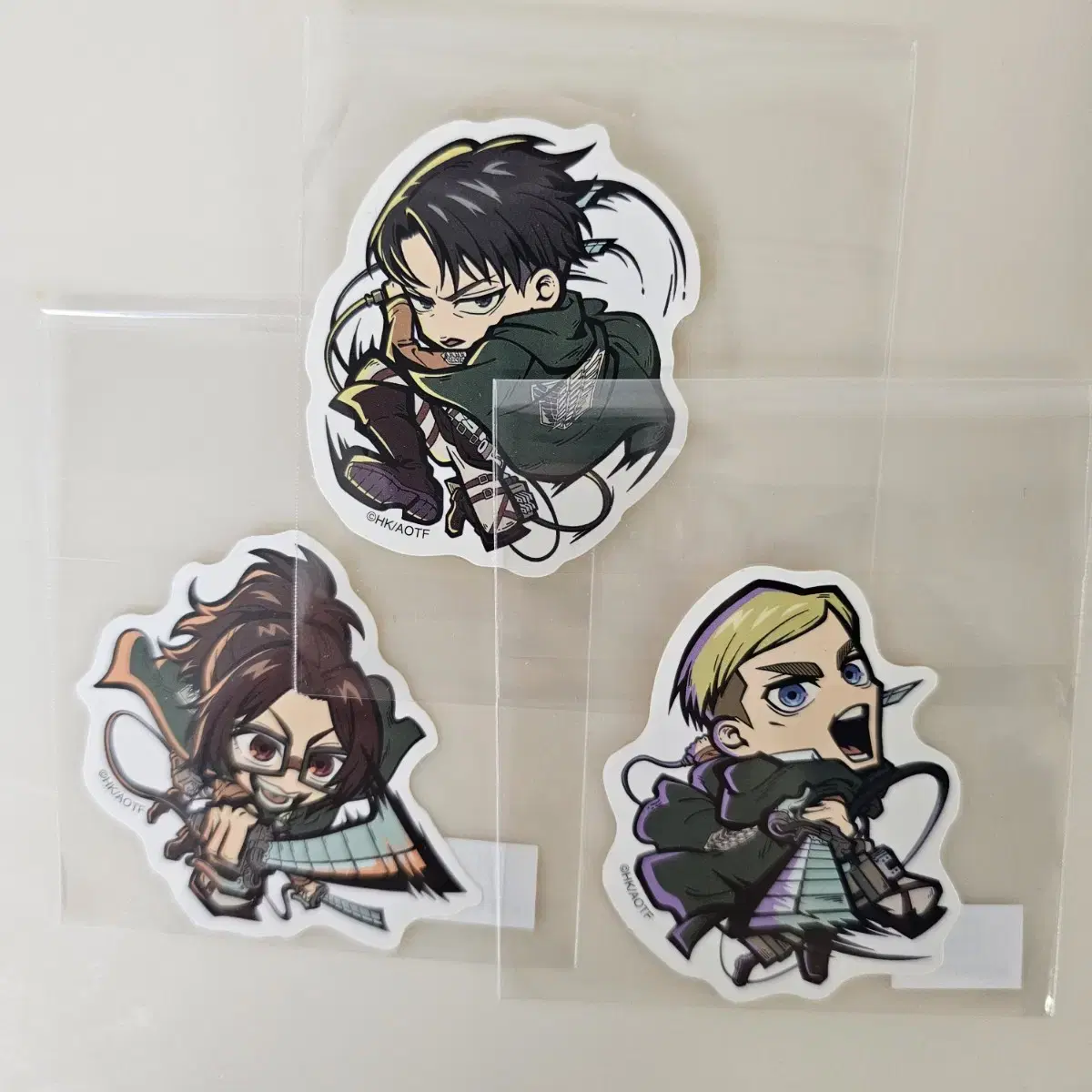 Attack on Titan Cadre Jo Levi, Elvin, Hanji Color Paper Bulk (3pcs)