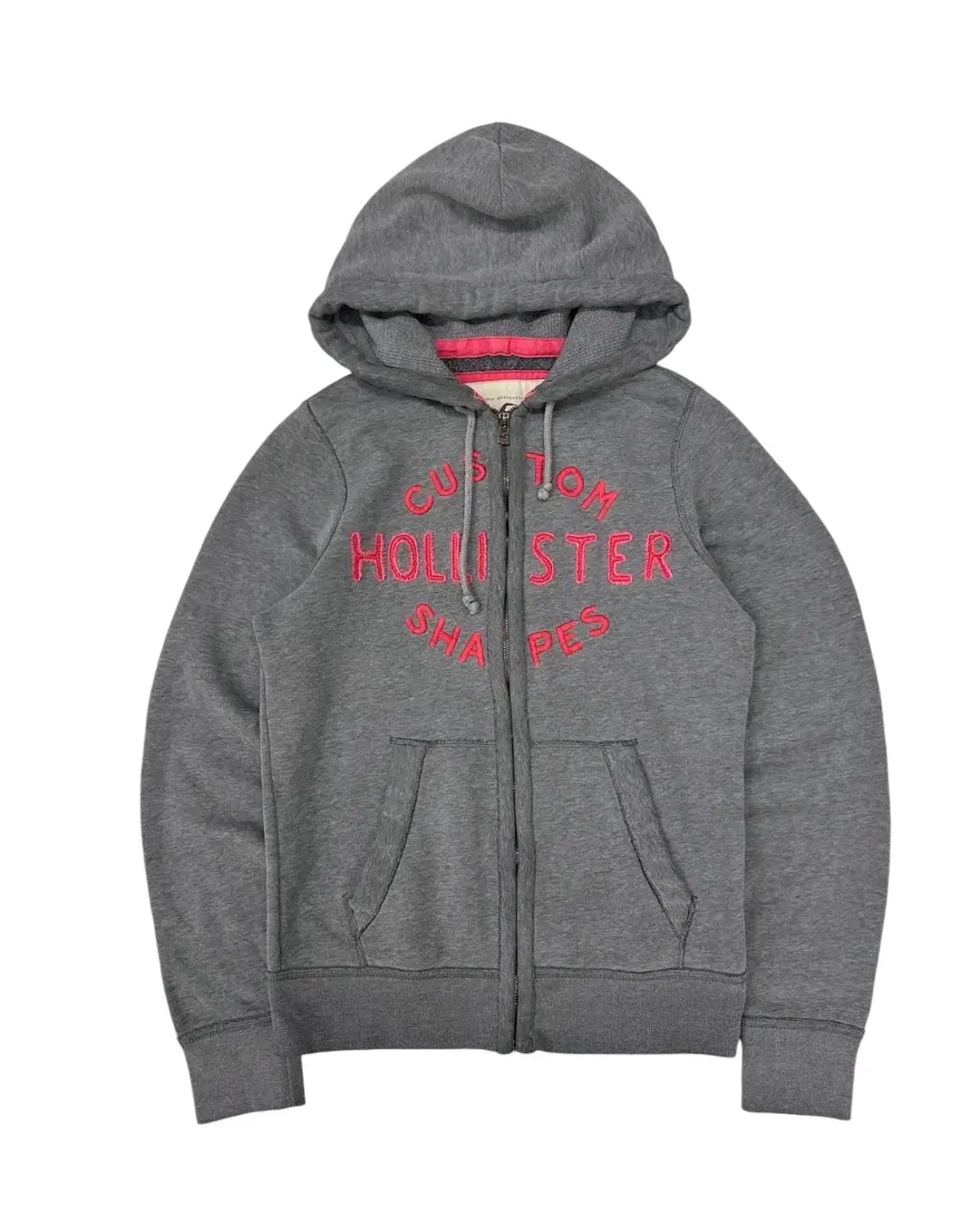 Abercrombie & Fitch Hollister Hooded Zip-up Grey