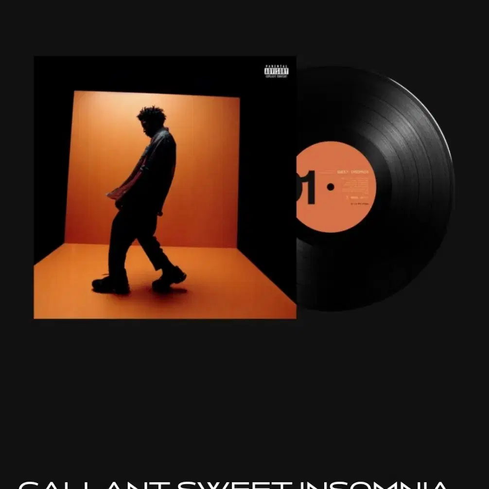 갈란트 gallant SWEET INSOMNIA Lp (미개봉) 블랙