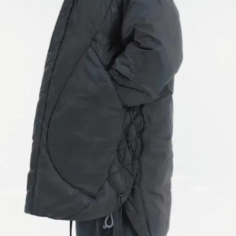 오호스 롱 패딩 adjustable long puffer coat