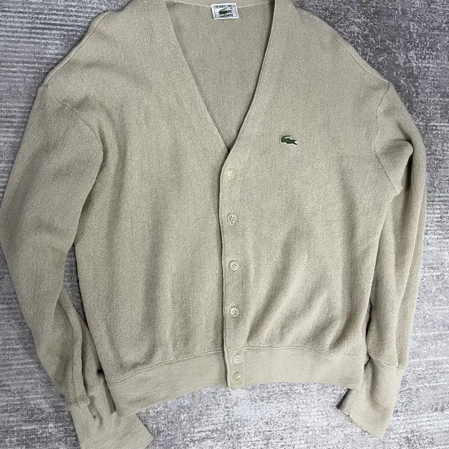 90s vintage LACOSTE 울가디건