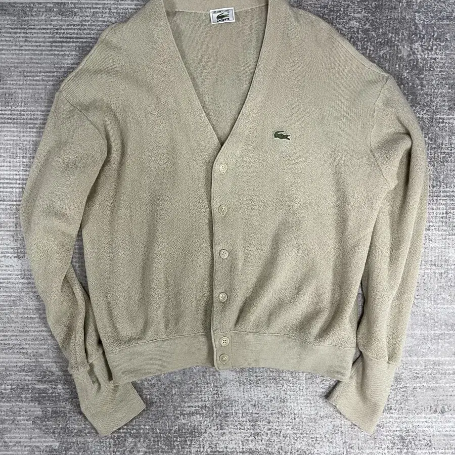 90s vintage LACOSTE 울가디건