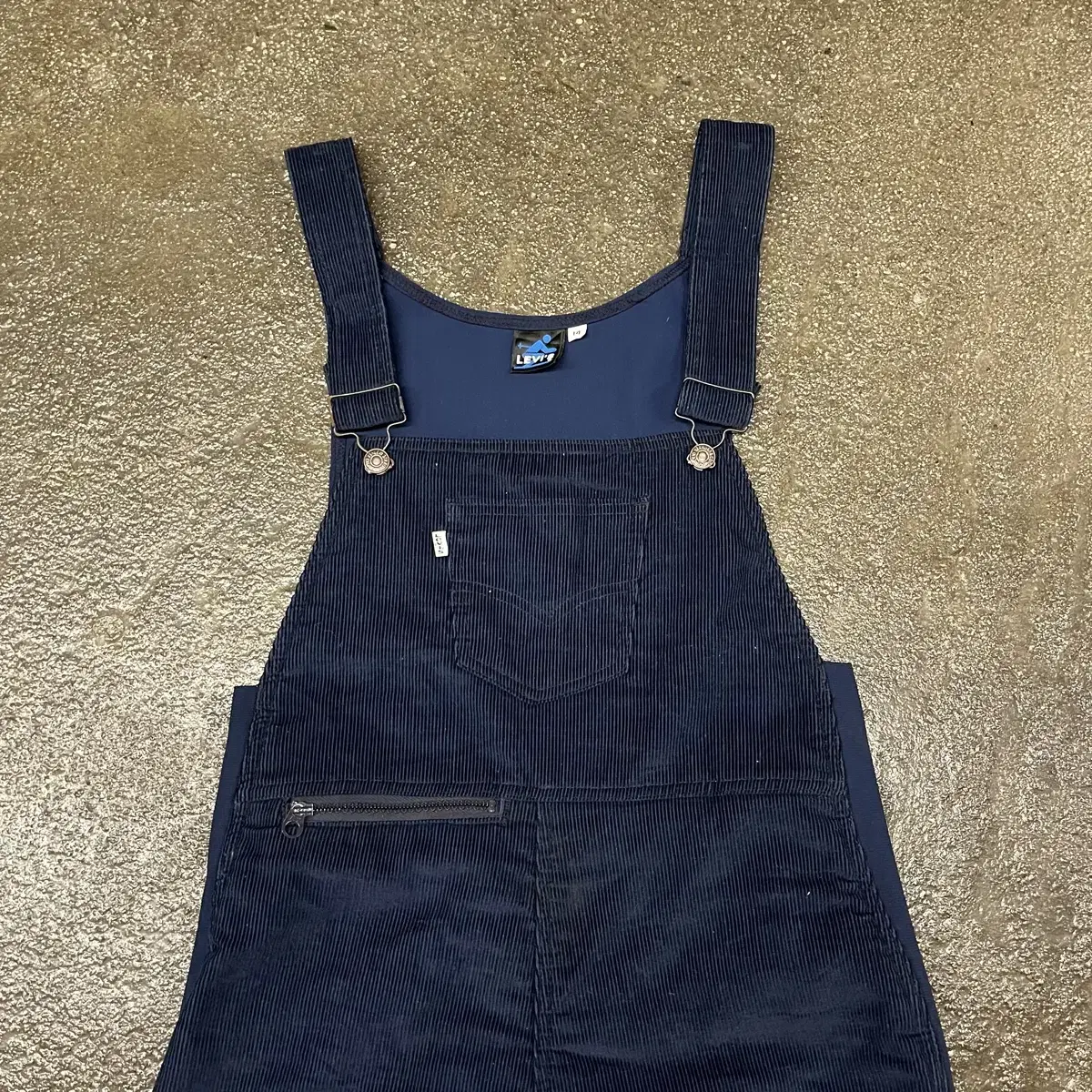 70s Levis 코듀로이 오버롤  팬츠 (~28)