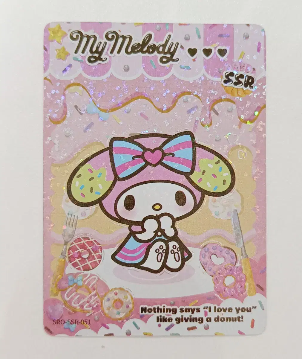 Sanrio Photocard Character Collectors' kard My Melody SSR Card 3rd Edition