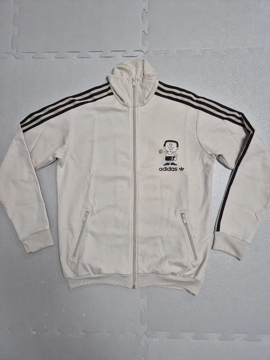 [International L, Domestic 2XL] Adidas Dreamdig Ivory Brown Jersey Track Top