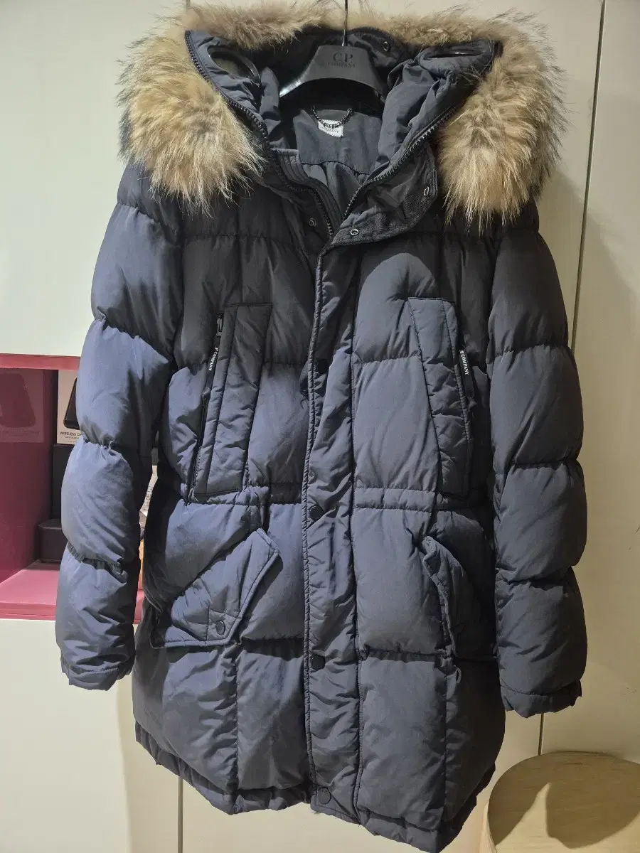 CP컴퍼니 라쿤 Goggles Norge Padded Jacket Navy L 105 RRP