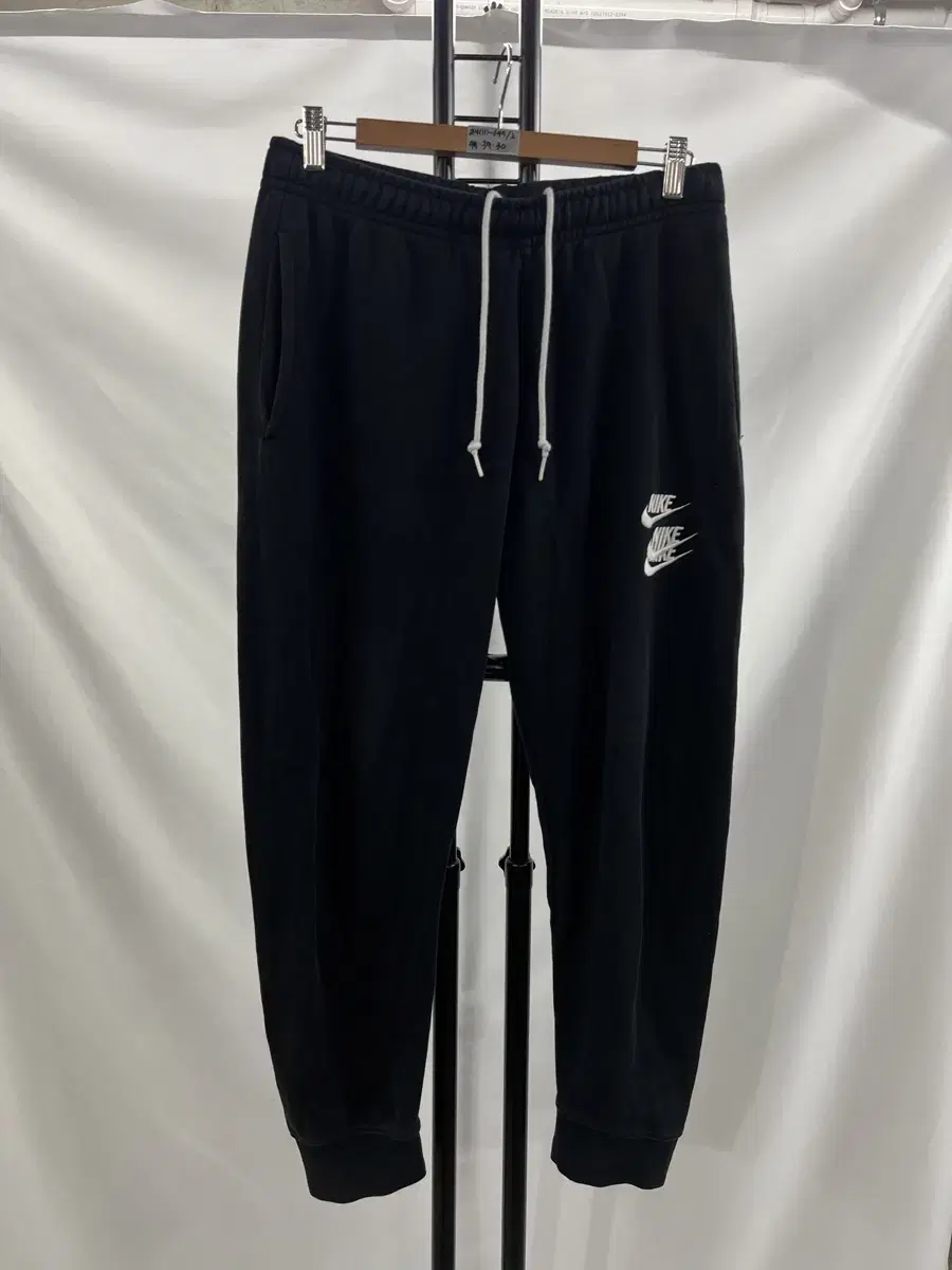 [Genuine/L] Nike worldtour Double Swoosh Black Jogger Pants/Trousers