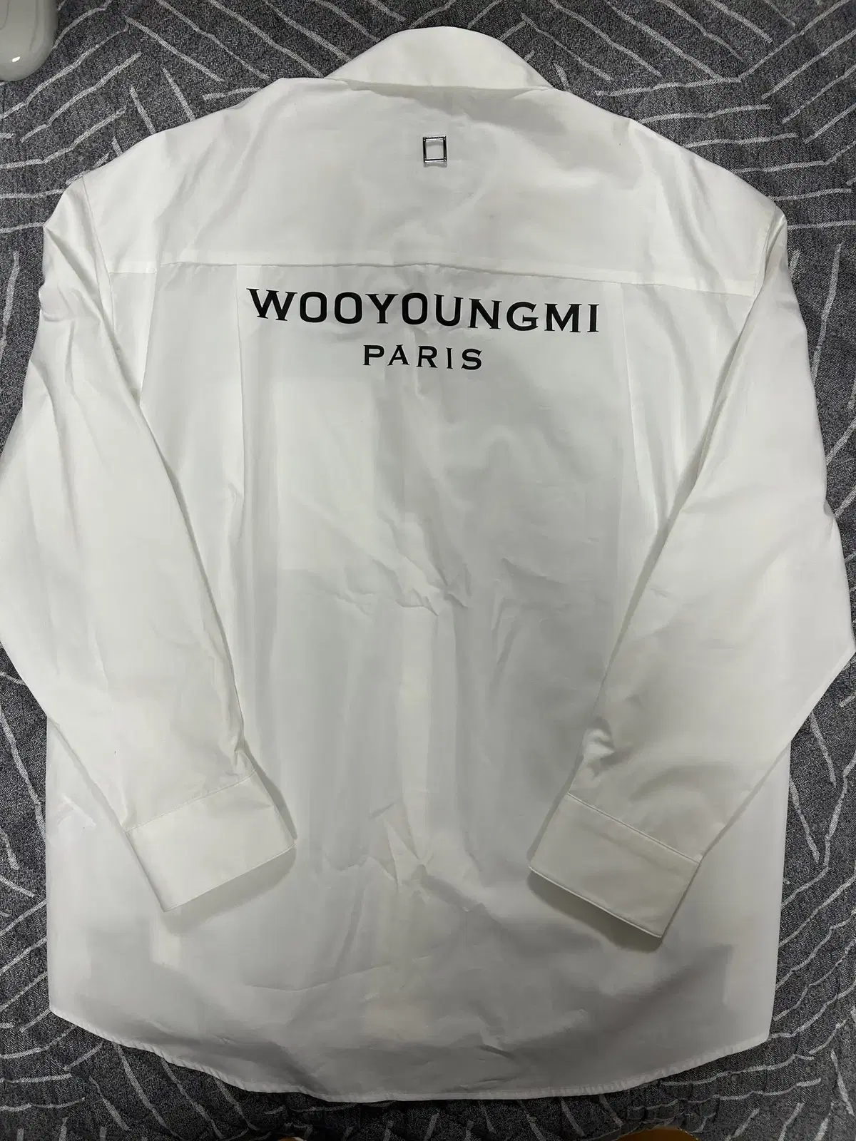 [New]24FW Wooyoung Mi White Logo White Shirt[50] sells