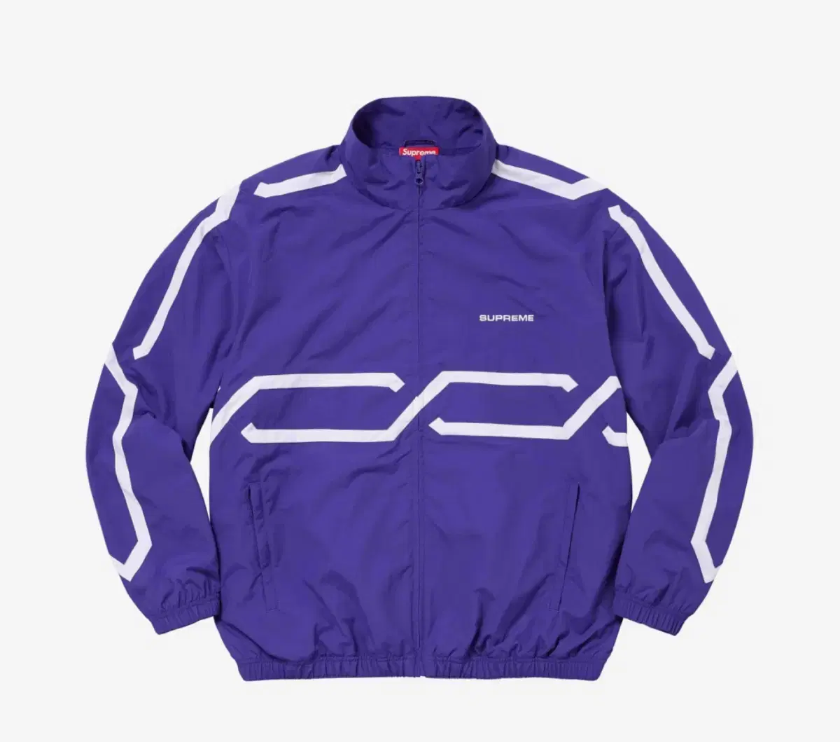 Supreme Inset Link Track Jacket Purple Size L