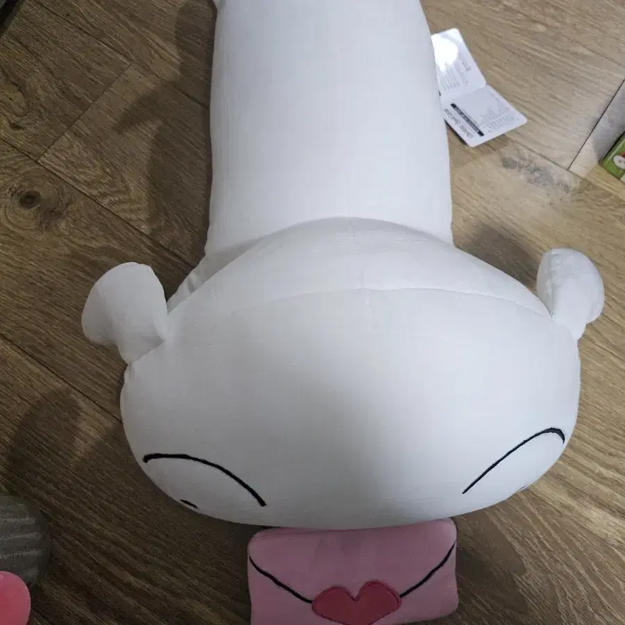 흰둥이 러브레터 50cm 쿠션