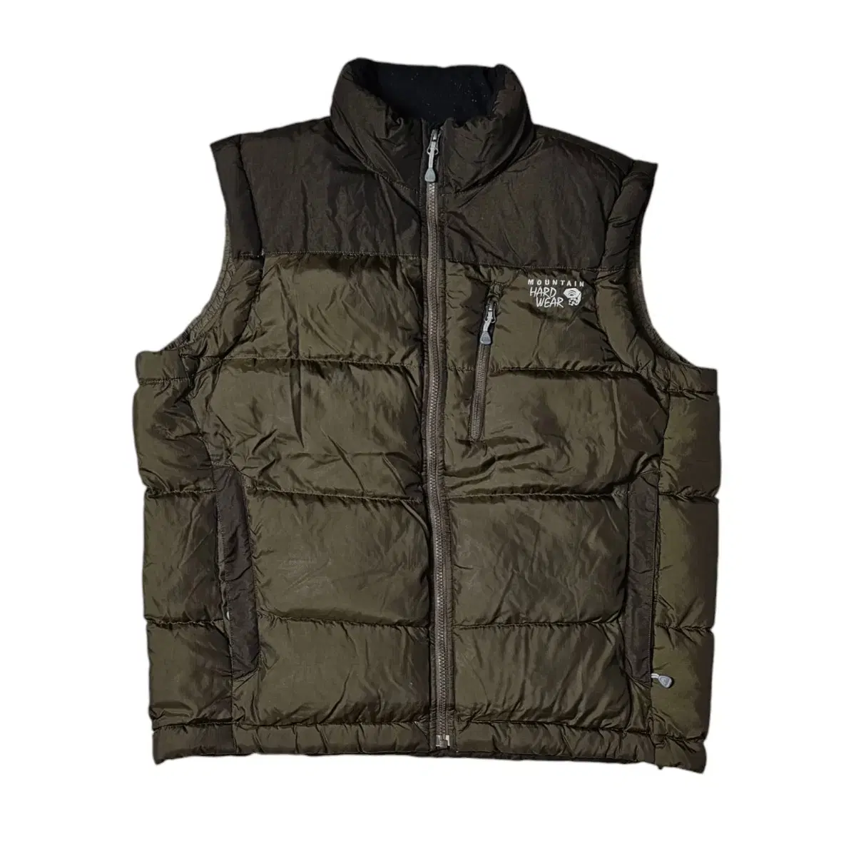 Mountain Hardwear Olive Down Vest Puffer Vest L