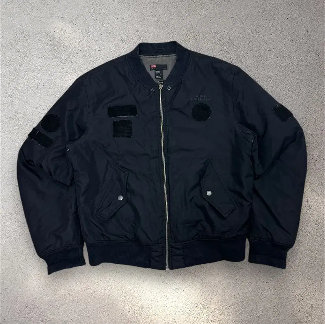 Diesel Velcro Patch Black Aviation Jumper